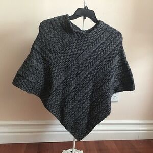Aran Woollen Mills Merino Wool Poncho
